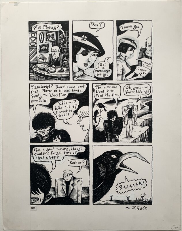 Richard Sala - The Chuckling Whatsit - p104 - Planche originale