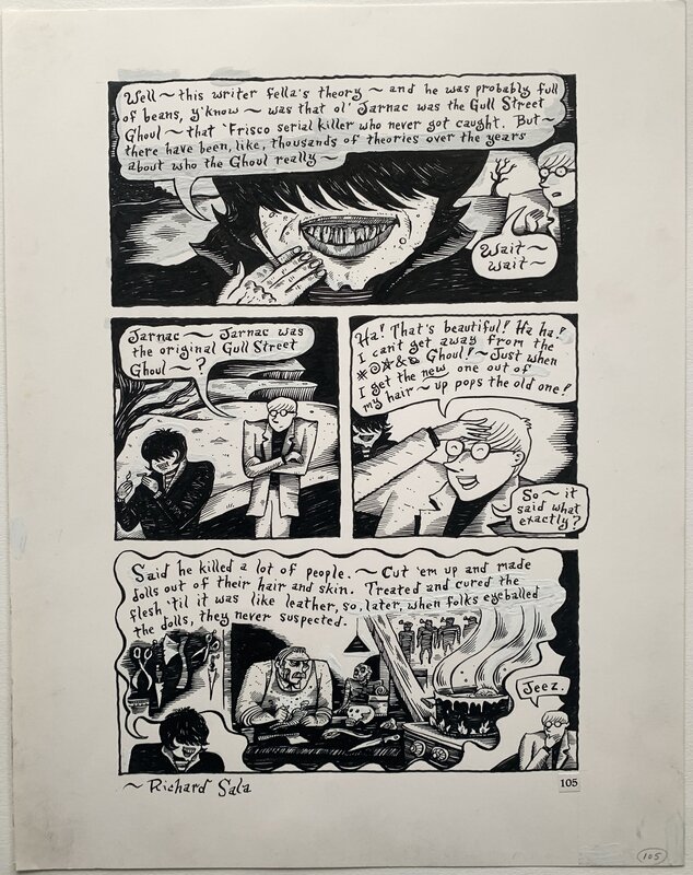 Richard Sala - The Chuckling Whatsit - p105 - Comic Strip