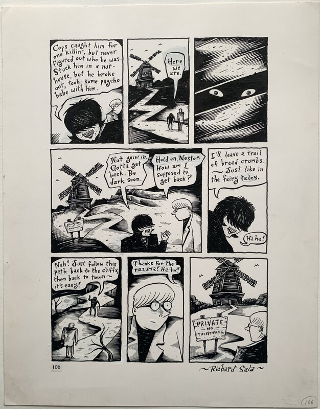 Richard Sala - The Chuckling Whatsit - p106 - Planche originale