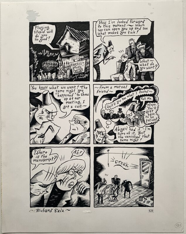 Richard Sala - The Chuckling Whatsit - p121 - Planche originale