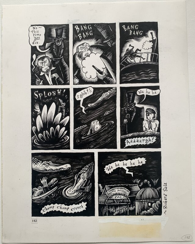 Richard Sala - The Chuckling Whatsit - p142 - Planche originale