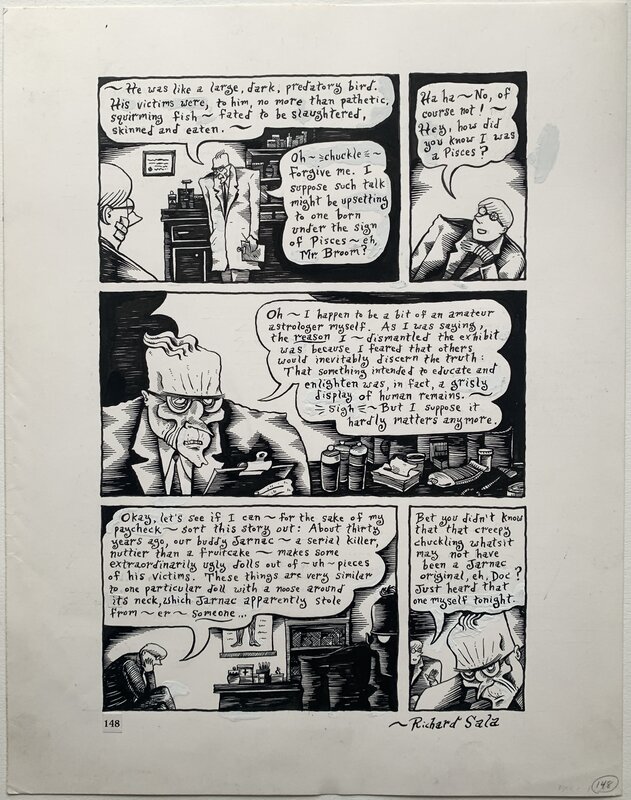 Richard Sala - The Chuckling Whatsit - p148 - Planche originale