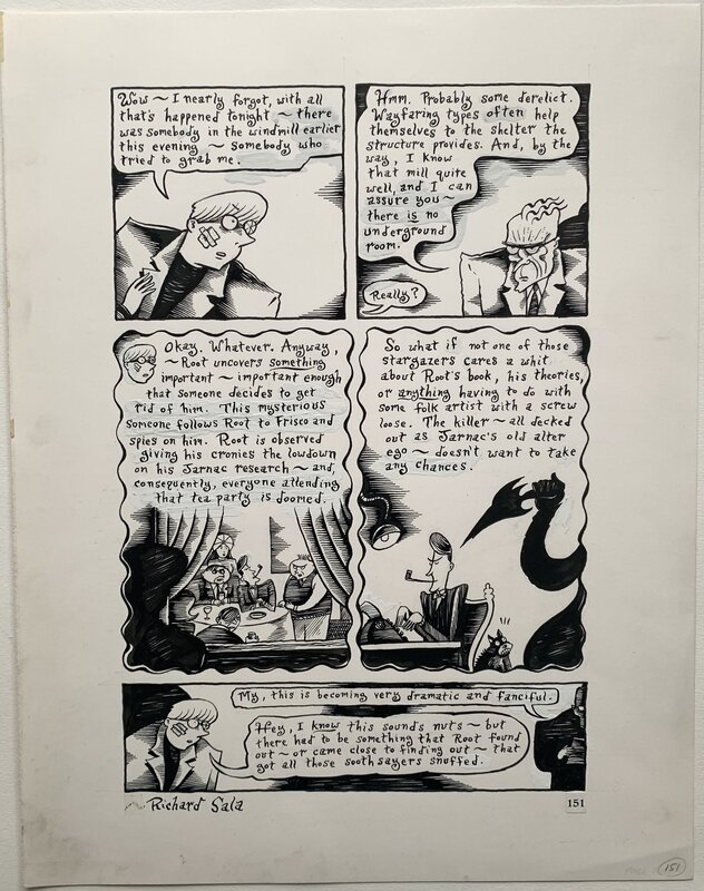 Richard Sala - The Chuckling Whatsit - p151 - Planche originale