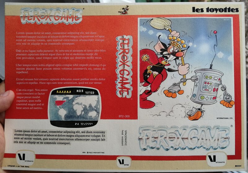 En vente - Louis-Michel Carpentier, Les Toyottes, Ferox Game - Illustration originale