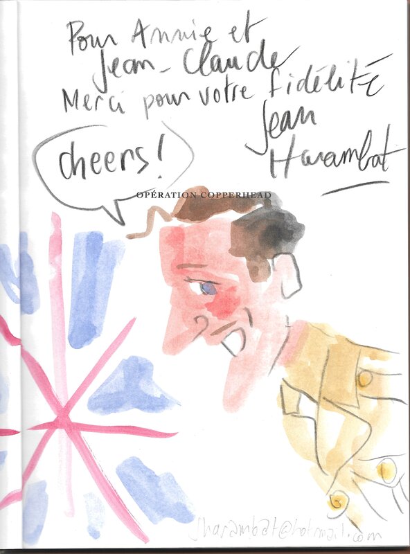 Le colonel Race by Jean Harambat - Sketch