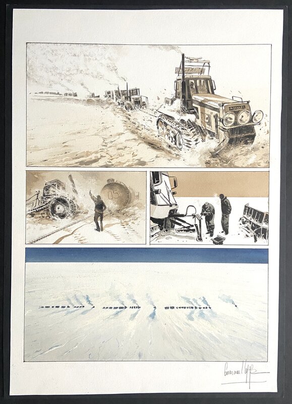 Emmanuel Lepage, Terre de glace - Planche originale - Planche originale