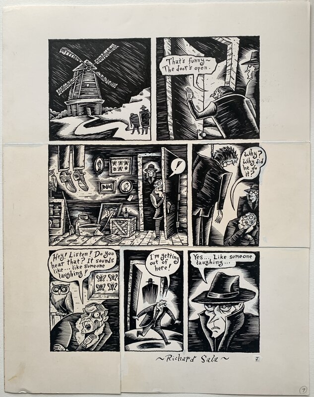 Richard Sala - The Chuckling Whatsit - p007 - Planche originale