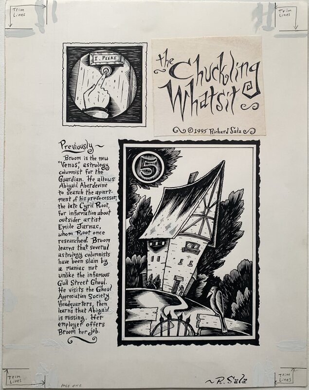Richard Sala - The Chuckling Whatsit - p045-046 - Planche originale