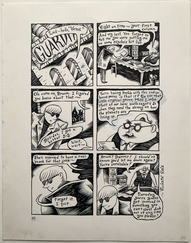 Richard Sala - The Chuckling Whatsit - p050 - Planche originale