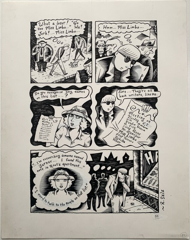 Richard Sala - The Chuckling Whatsit - p051 - Planche originale