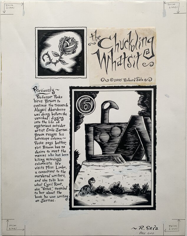 Richard Sala - The Chuckling Whatsit - p055-056 - Planche originale