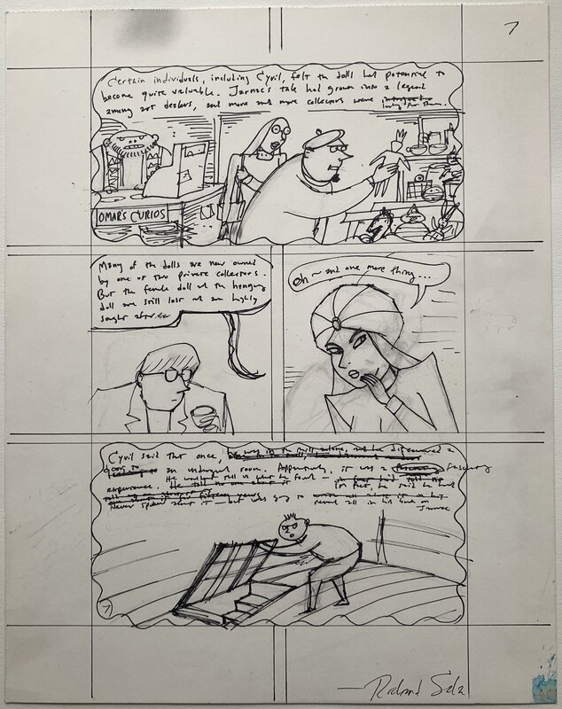 Richard Sala - The Chuckling Whatsit - p062 prelim - Sketch