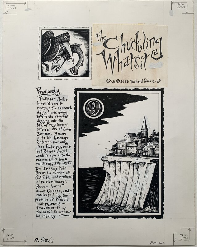 Richard Sala - The Chuckling Whatsit - p085-086 - Planche originale
