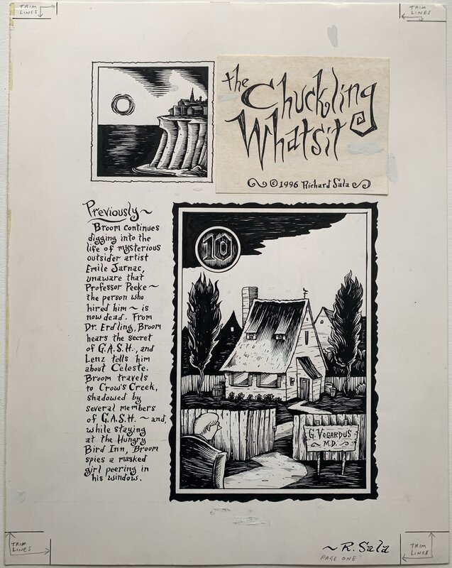 Richard Sala - The Chuckling Whatsit - p093-094 - Planche originale