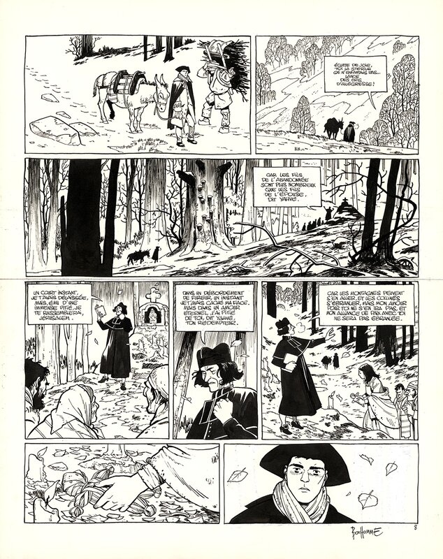 Le Marquis d'Anaon par Matthieu Bonhomme - Planche originale