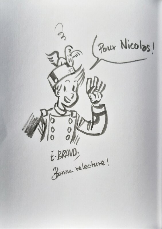 Émile Bravo, Spirou, l'espoir malgré tout - Sketch