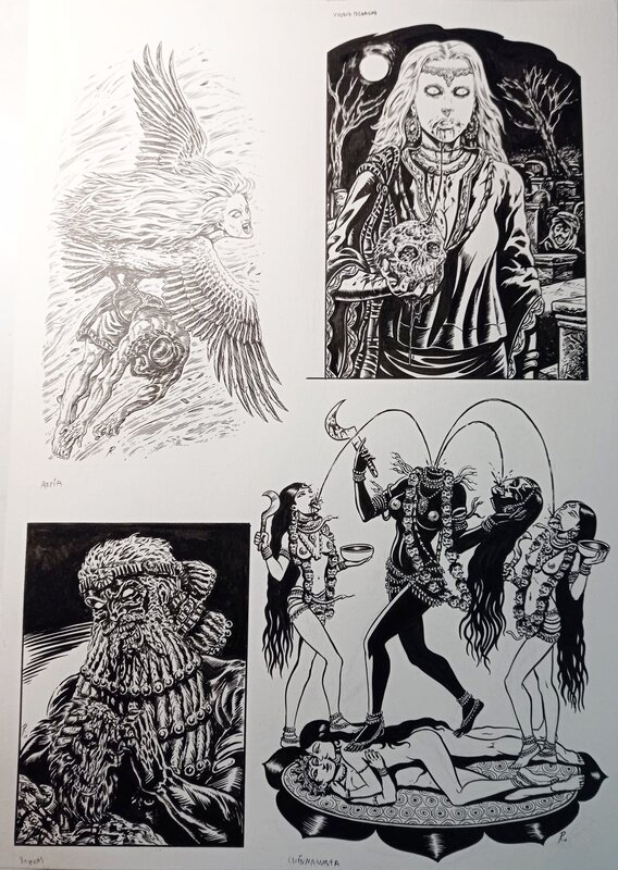 Vampires by Raúlo Cáceres - Original Illustration