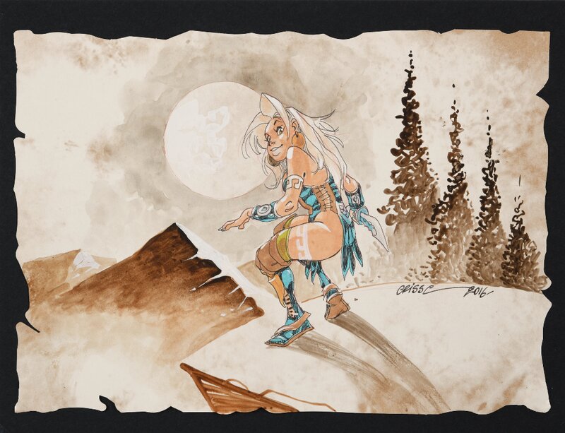 Atalante par Crisse - Illustration originale