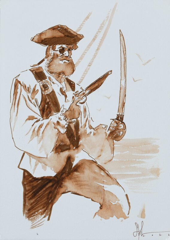 Roodbaard par Stefano Carloni - Œuvre originale