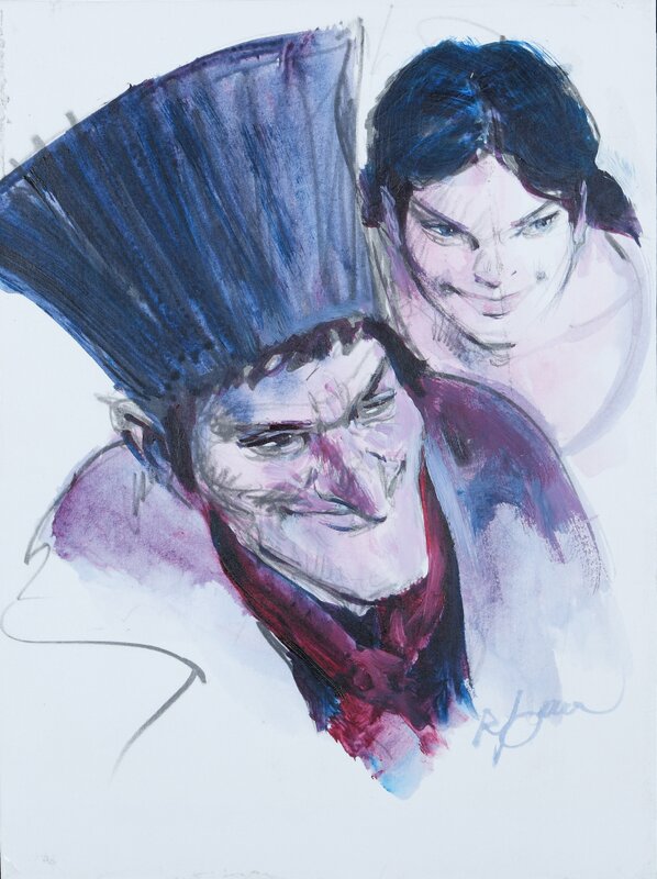 Les Zingari par René Follet - Illustration originale