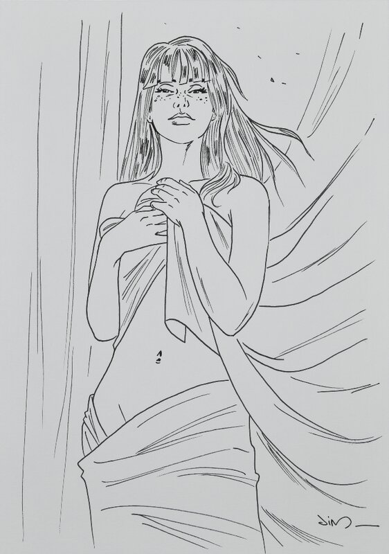 Une nuit à Rome by Jim - Original Illustration