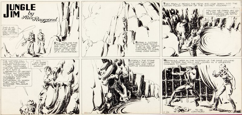Alex Raymond, Jungle Jim 1/20/1935 - Comic Strip