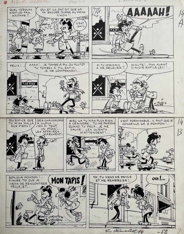 MODESTE ET POMPON by Dino Attanasio, André Franquin - Comic Strip