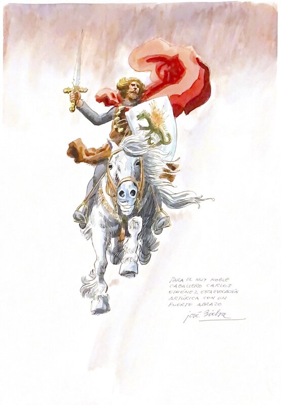 The King Arthur by José Bielsa - Original Illustration
