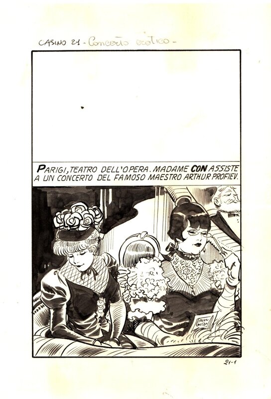 Casino #21 p1 par Leone Frollo - Planche originale