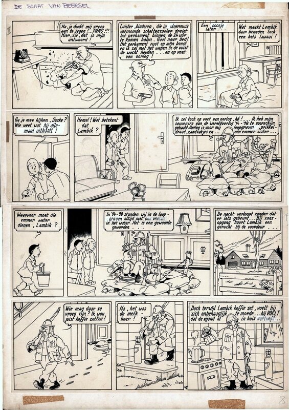 Willy Vandersteen, Bob et Bobette / Suske en Wiske - De Schat van Beersel - Comic Strip