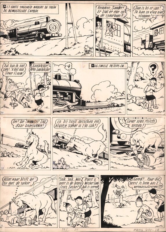 Willy Vandersteen, Bob et Bobette / Suske en Wiske - V8 Bibbergoud - Comic Strip