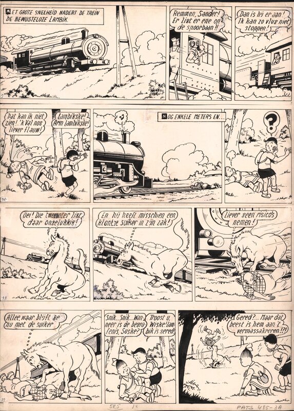 Willy Vandersteen, Bob et Bobette / Suske en Wiske - V8 Bibbergoud - Comic Strip