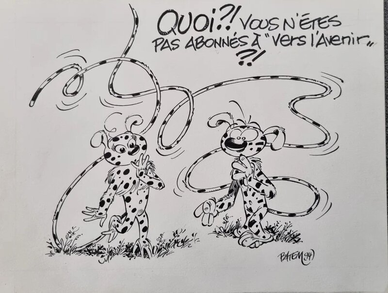 Le Marsupilami par Batem - Dédicace