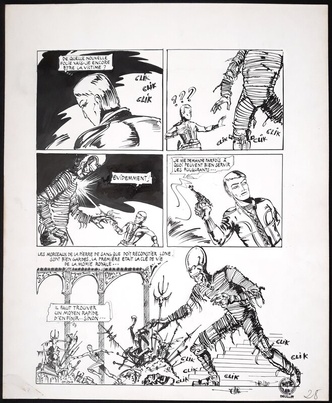 Philippe Druillet, Lone Sloane, Le mystère des abîmes - Comic Strip