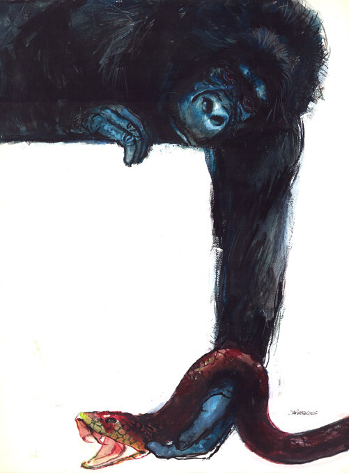 Jan Wesseling | 1966 | PEP 6640 Mart van Haaren | Dank je Ngagi - Illustration originale