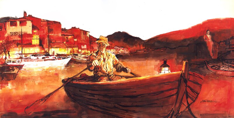 Jan Wesseling | 1970 | PEP 7013 Anton Kuyten | De berging van de MS Catalaan - Illustration originale