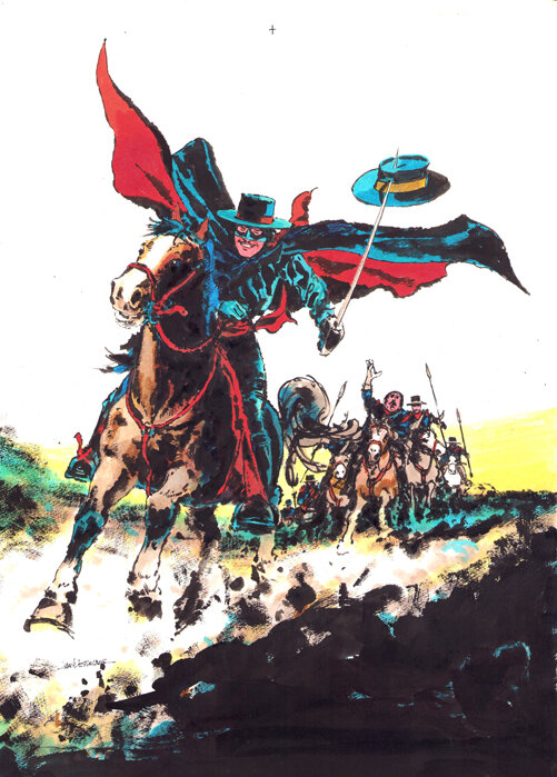 Jan Wesseling | 1974 | Hans Kresse Zorro De gemaskerde ruiter - Couverture originale