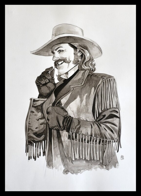Armand Dimitri, Illustration Texas Jack - Illustration originale