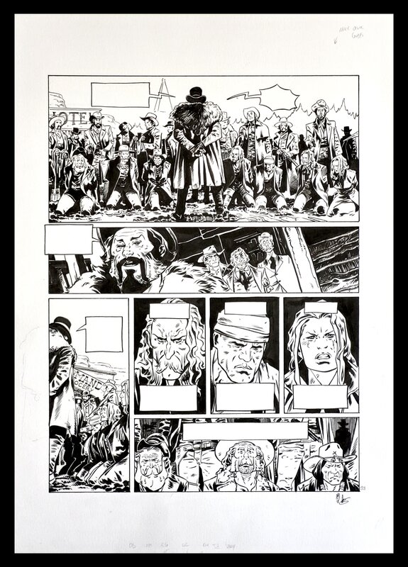 Armand Dimitri, Texas Jack - Planche 93 - Planche originale