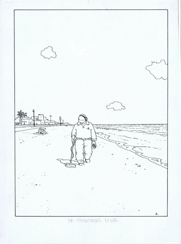 Moebius, Le chercheur d´or Planche 01 - Comic Strip