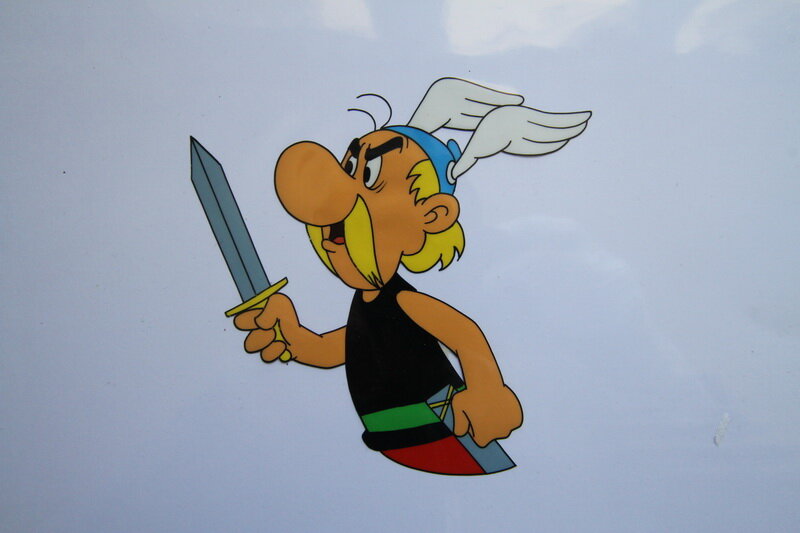 Albert Uderzo, René Goscinny, Asterix et la serpe d'or - Planche originale