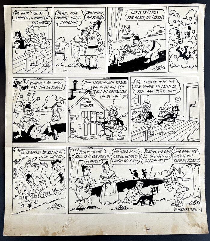 Willy Vandersteen, Ons volkske pontius - pilatus - Comic Strip