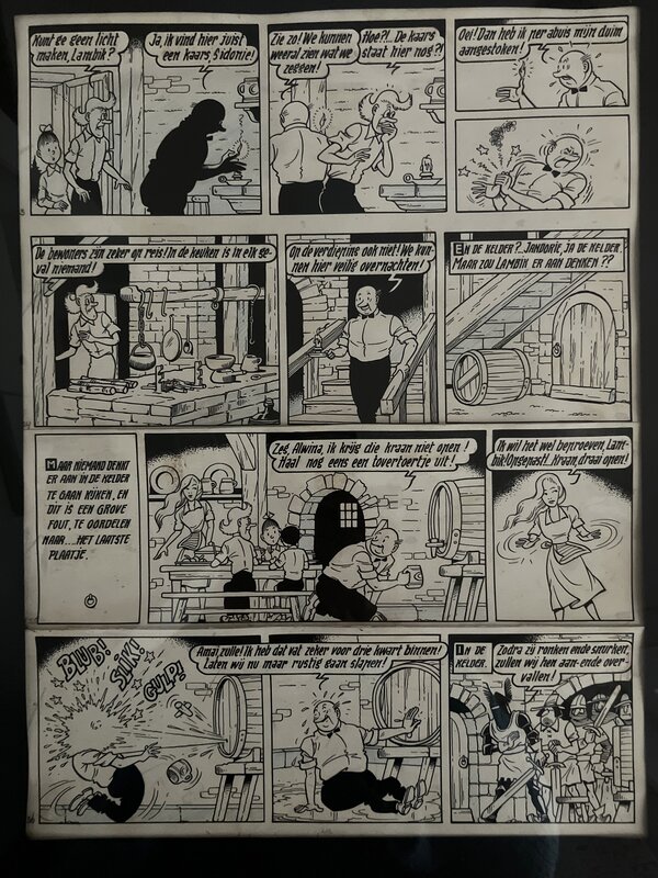 Willy Vandersteen, Suske en Wiske / Bob et Bobette - De Duistere Diamant - Comic Strip