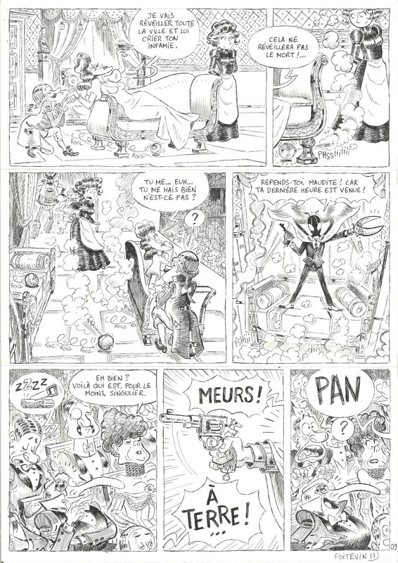 Arnaud Poitevin. Les spectaculaires tome 2 p15 - Planche originale