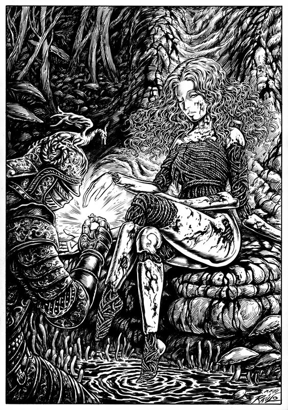 Ranni de Elden Ring par Raúlo Cáceres - Illustration originale