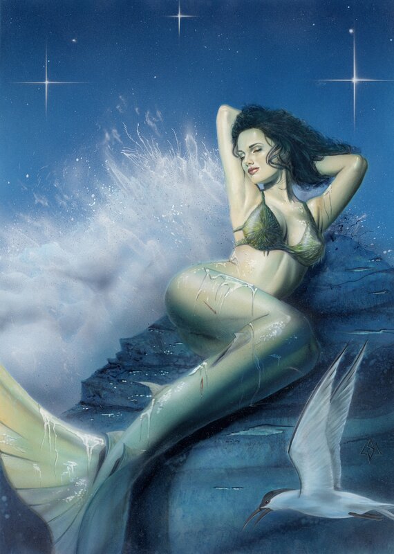 The Mermaid par Lorenzo Sperlonga - Couverture originale