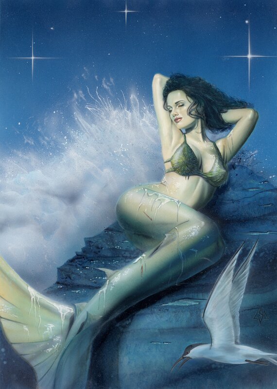 The Mermaid par Lorenzo Sperlonga - Couverture originale