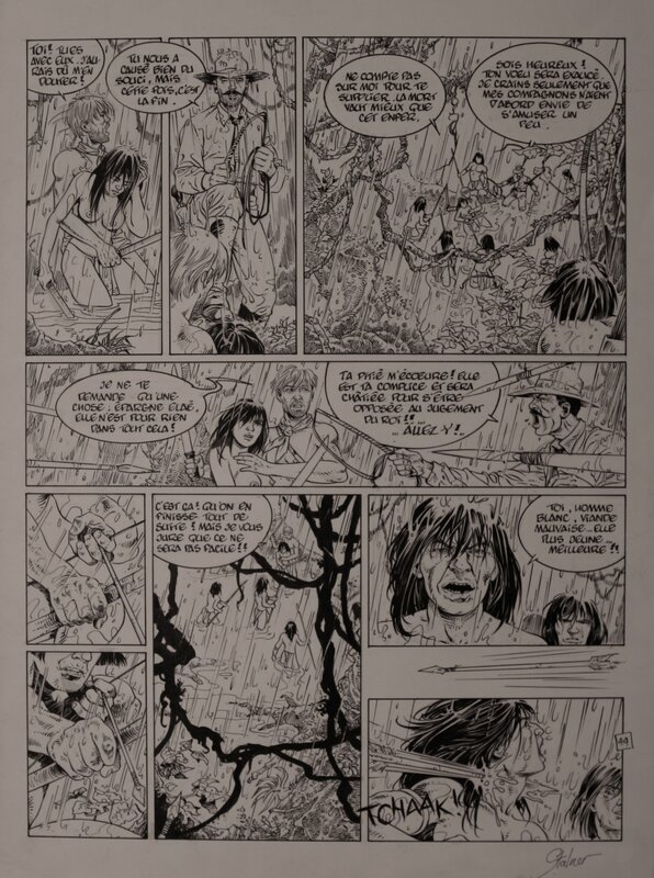 Fabien M par Jean-Marc Stalner - Planche originale