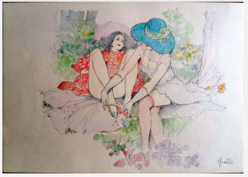 For sale - Campagne by Leone Frollo - Original Illustration