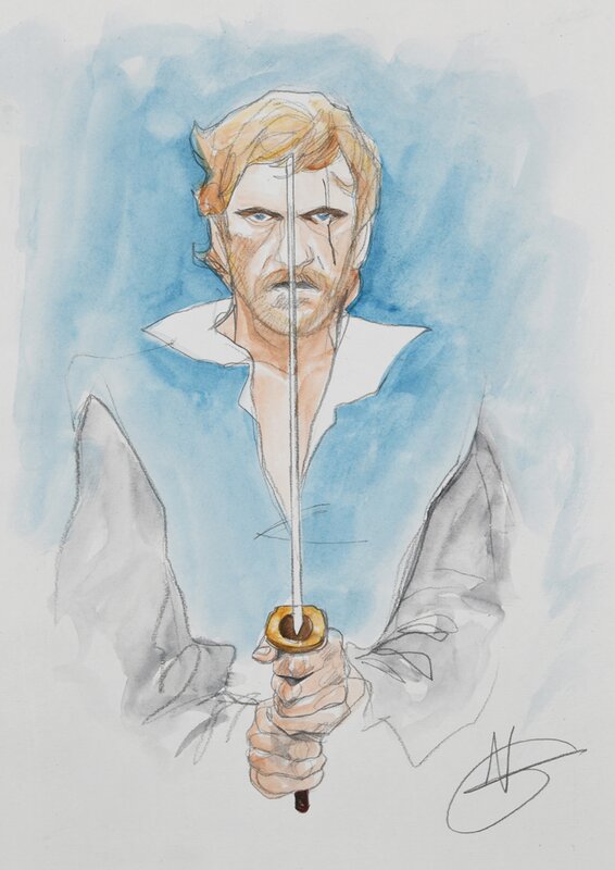 Nicola Genzianella, William Adams Samoeraï - Original Illustration